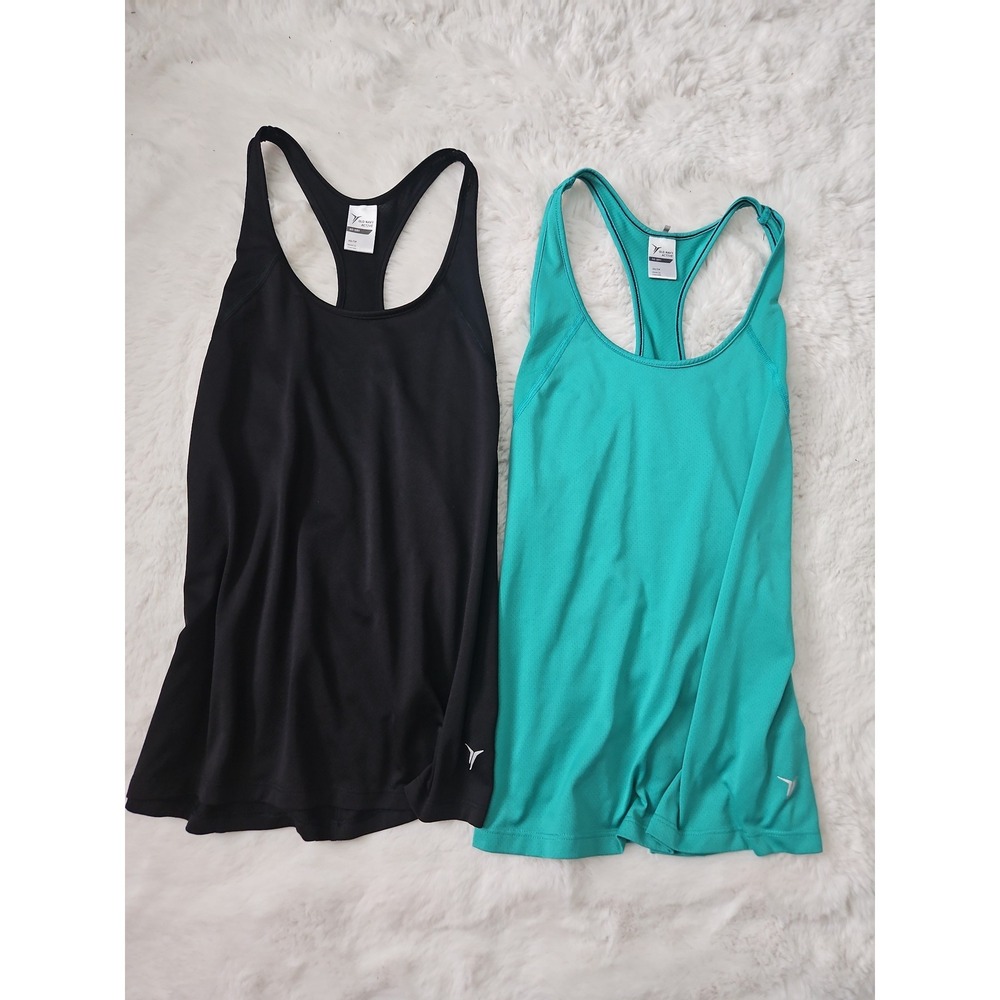 Teal &‎ Black Athletic Tanks  Old Navy Womens Size XSmall
